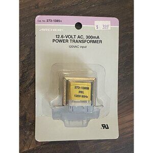 ARCHER PC Board Power Transformer 273-1385B 120V 60HZ 12.6V 300mA